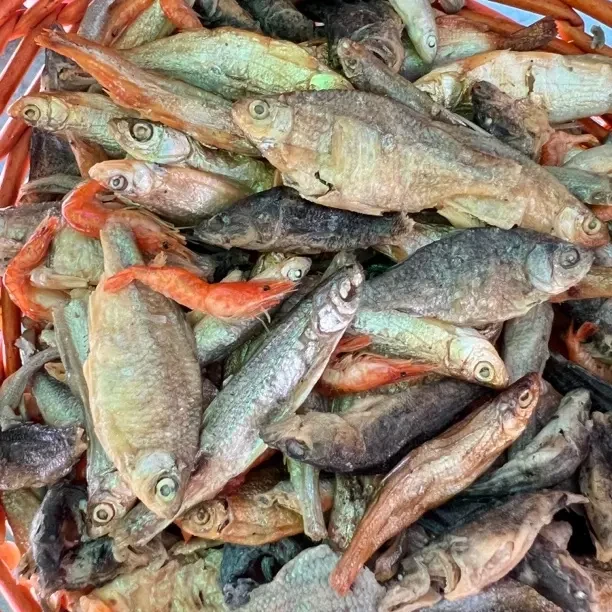 湖南农家淡水火培烘干混杂小鱼小桂鱼嫩子鱼小虾等小鱼干下酒菜
