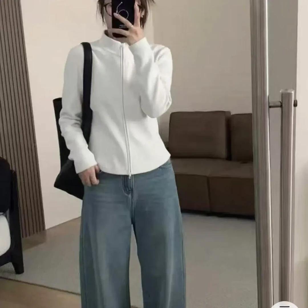 小蛮腰保暖气质常规常规款女短外套修身立领加绒女士长袖