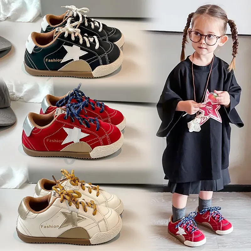 ABC儿童鞋子2025新款秋冬男童休闲单鞋中大童运动板鞋女童德训鞋