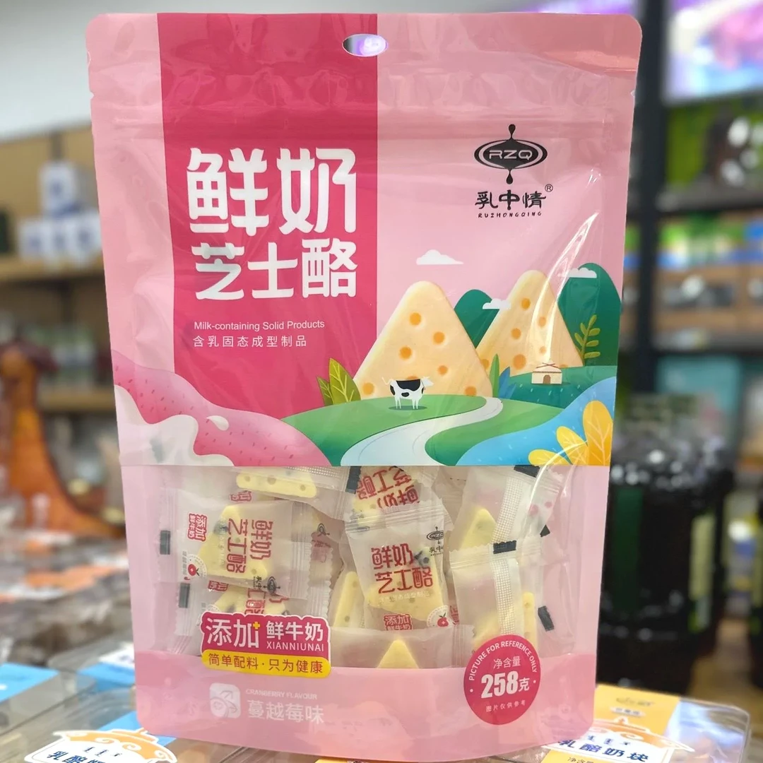 乳中情鲜奶芝士酪 蔓越莓味258g/袋
