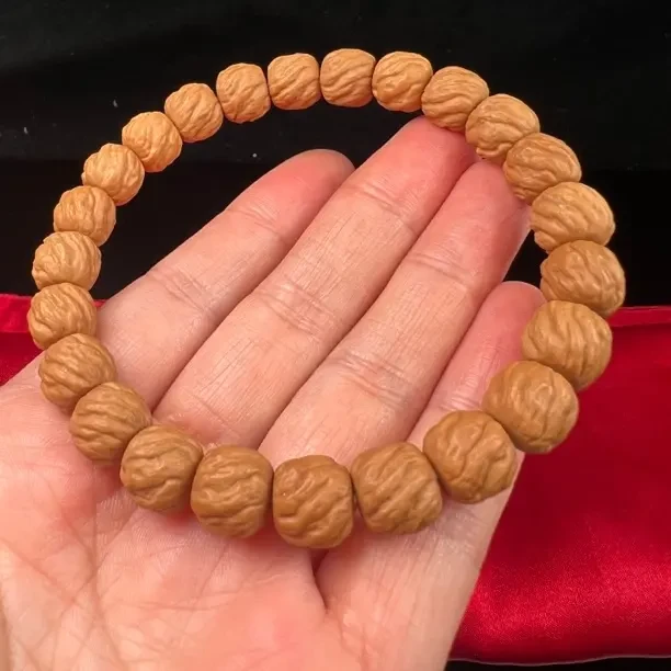 豪玩精选精雕魔力珠猴头核桃文玩手串百搭文艺风