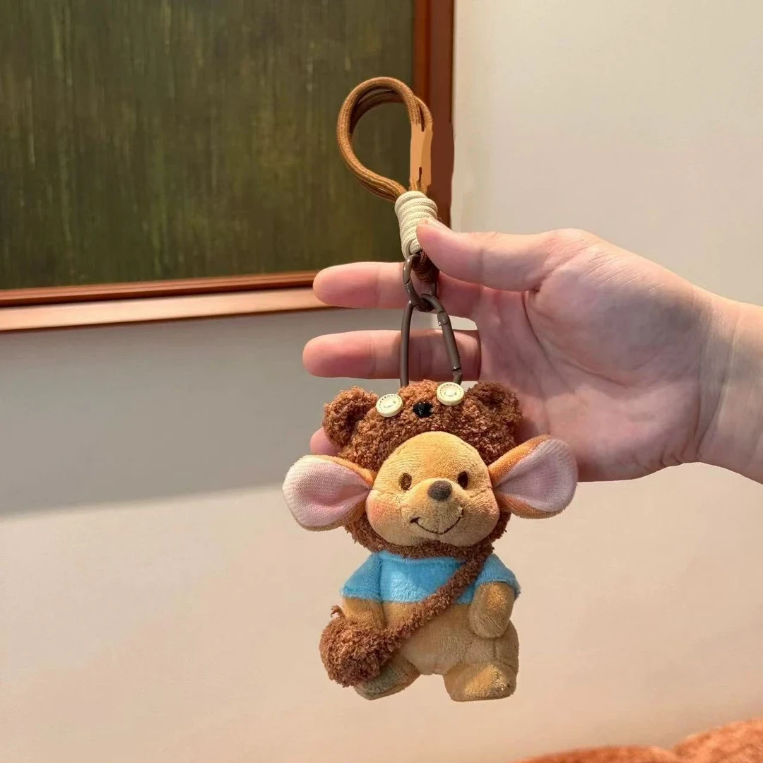 小豆毛绒公仔包包挂件汽车钥匙扣送女友闺蜜生日礼物小豆玩偶配饰