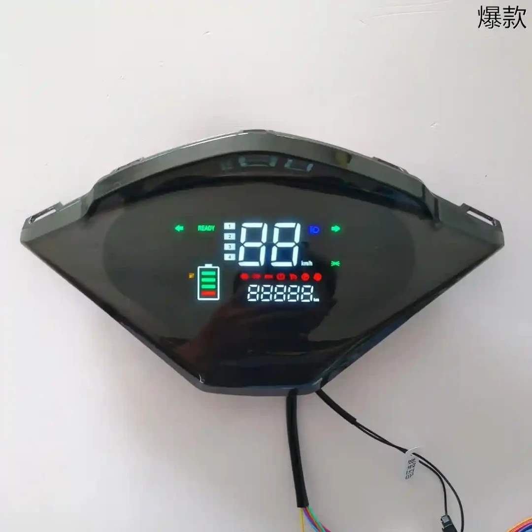 超级鹰金箭神鹰款电动车仪表盘LED数码里程表48V60v72电压显示屏