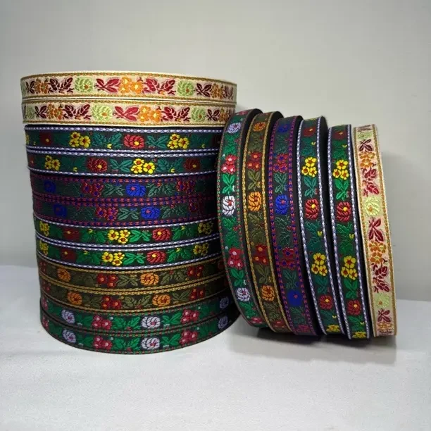 1.8cm宽少数民族风织带苗族刺绣家纺国风汉服服装辅料手工DIY