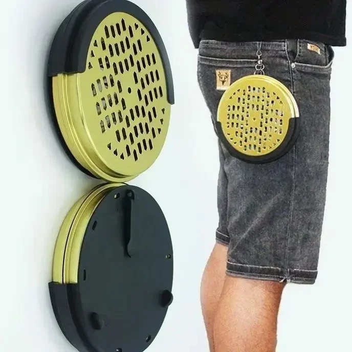 可挂便携式蚊香盘蚊香盒户内外夜钓防蚊防烫接灰盘带盖登山野营