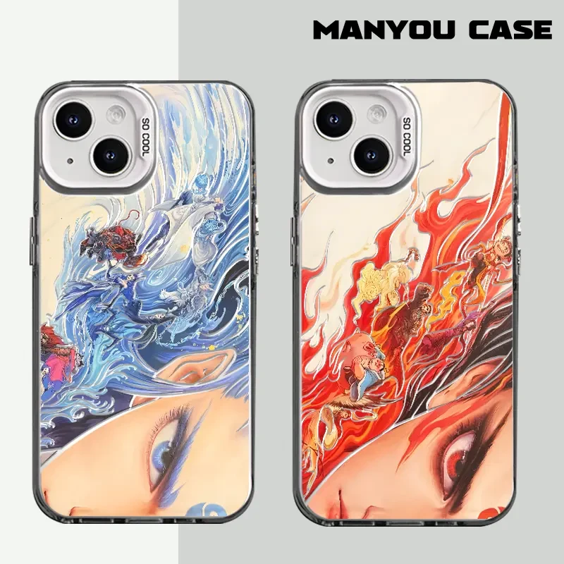 国风哪吒适用于动漫苹果16华为一加oppo小米手机防摔壳Paoive