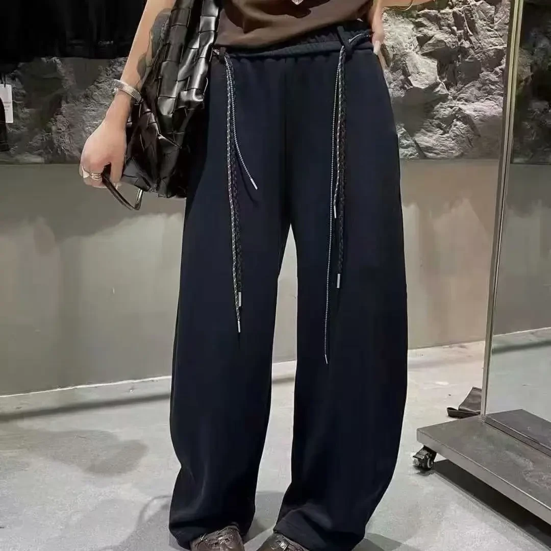 刺绣弯刀休闲裤宽松显瘦