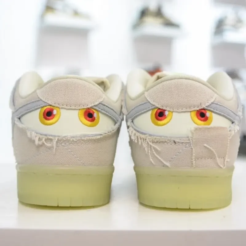 木乃伊夜光纯原aj男鞋低帮DUNK空军一号运动鞋儿童