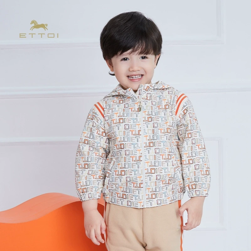 ETTOI爱多娃儿童外套秋装童装宝宝上衣服时尚宽松休
