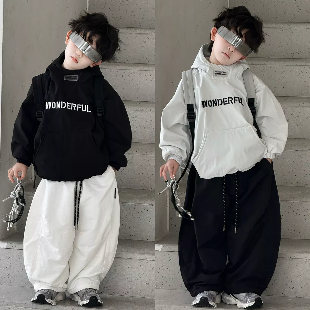 【在仓】kb9208｜冬季儿童韩版 连帽冲锋衣卫衣 重磅来袭 超帅！！