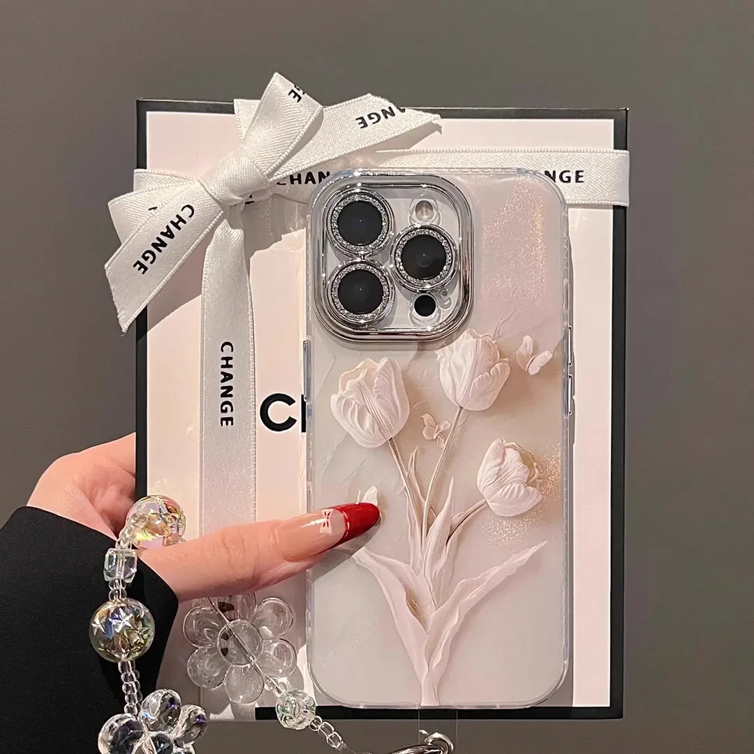 奶油精孔羽纱适用苹果promax手机壳华为荣耀小鱼vivo小米oppo