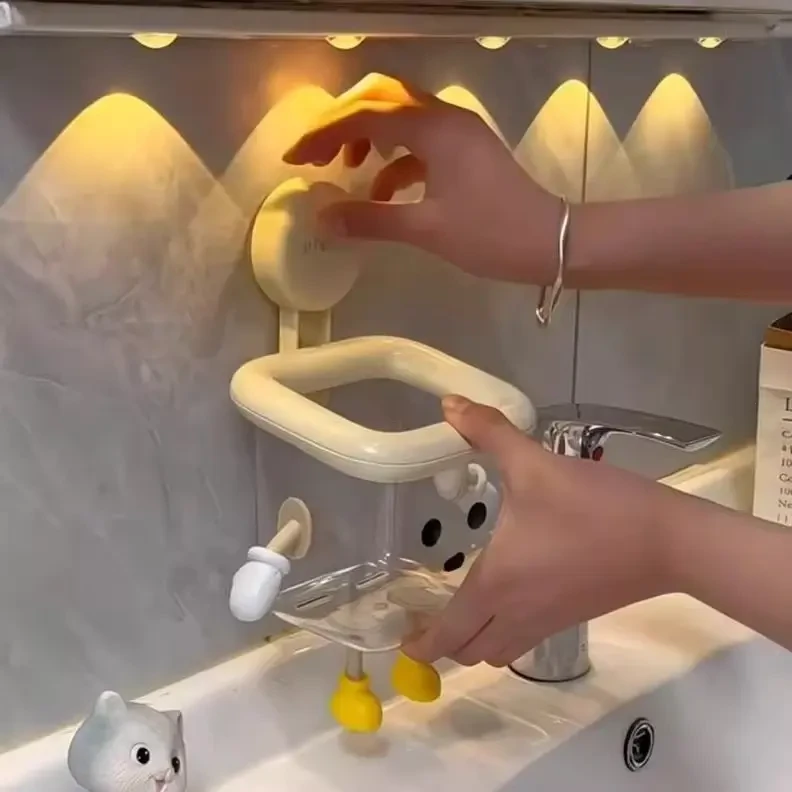 破价直降废弃洗脸巾收纳盒吸盘式置物架壁挂洗手台化妆品收纳盒