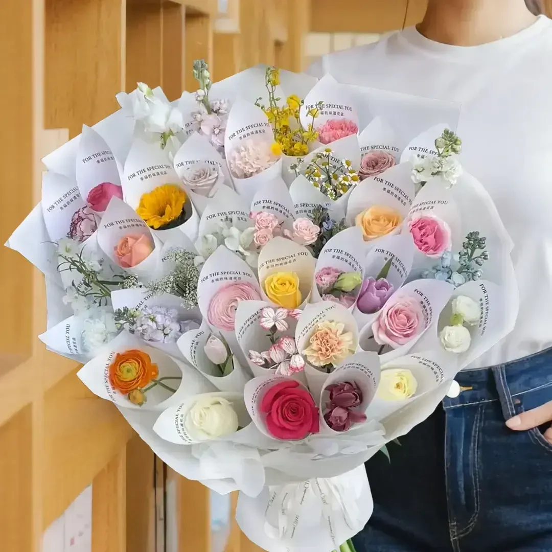 成人礼一岁一礼玫瑰向日葵花束女友闺蜜老婆生日礼物全国同城配送