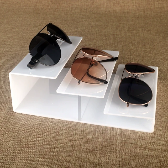 源头好货亚克力阶梯形眼镜展示架墨镜太阳镜饰品多层陈列道具眼镜