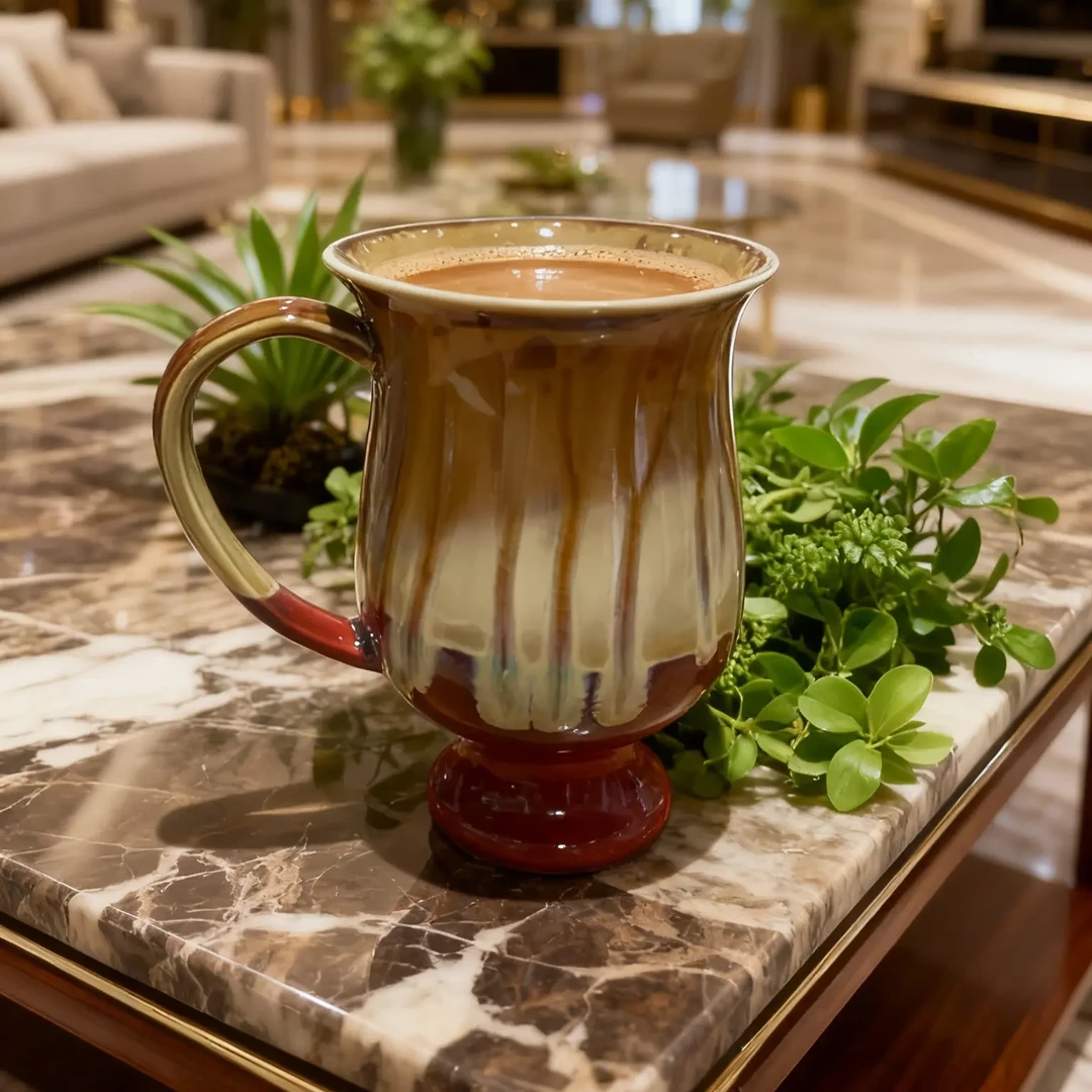 创意手工釉下彩耐高温欧式可爱