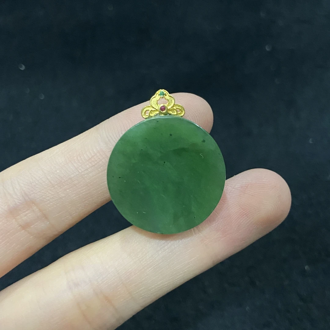 【小北好物】和田玉吊坠约21*21mm【多样性发一件】2QH16X380