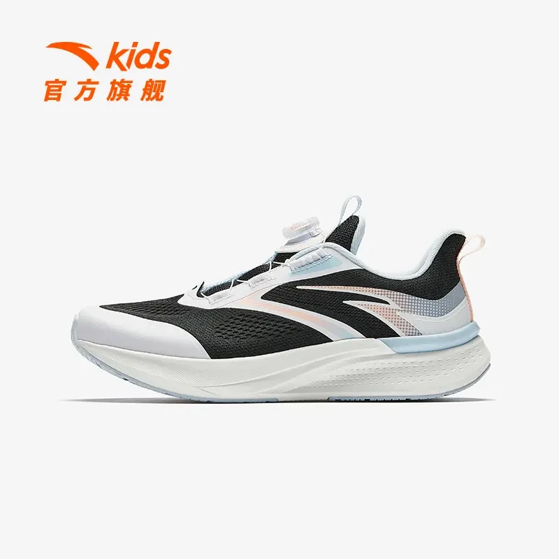 安踏儿童女大童跑鞋25年夏季新款舒适防滑耐磨潮流时尚网面运动鞋