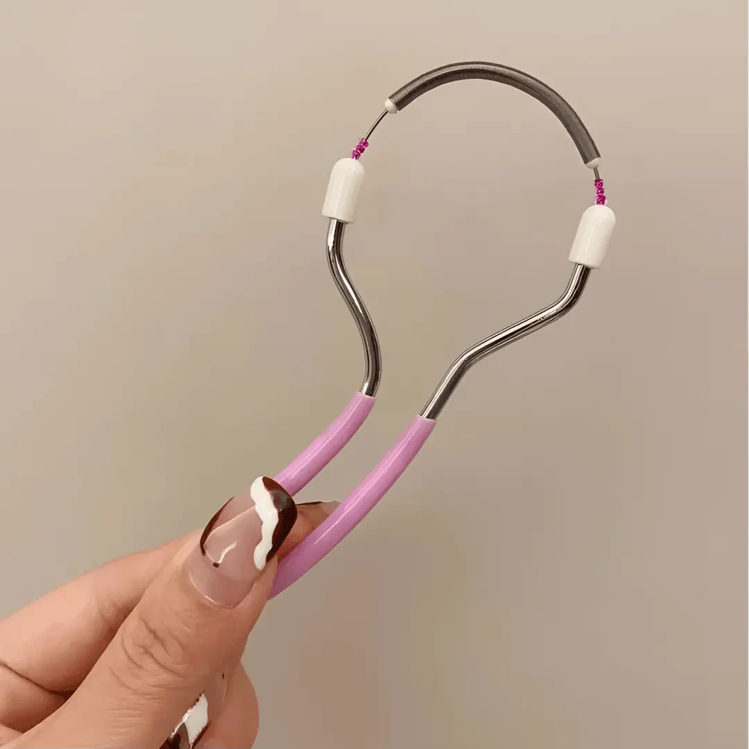 点砚女士脸部除毛器细致美颜刮脸器挽面器弹簧绞脸汗毛唇毛除毛家