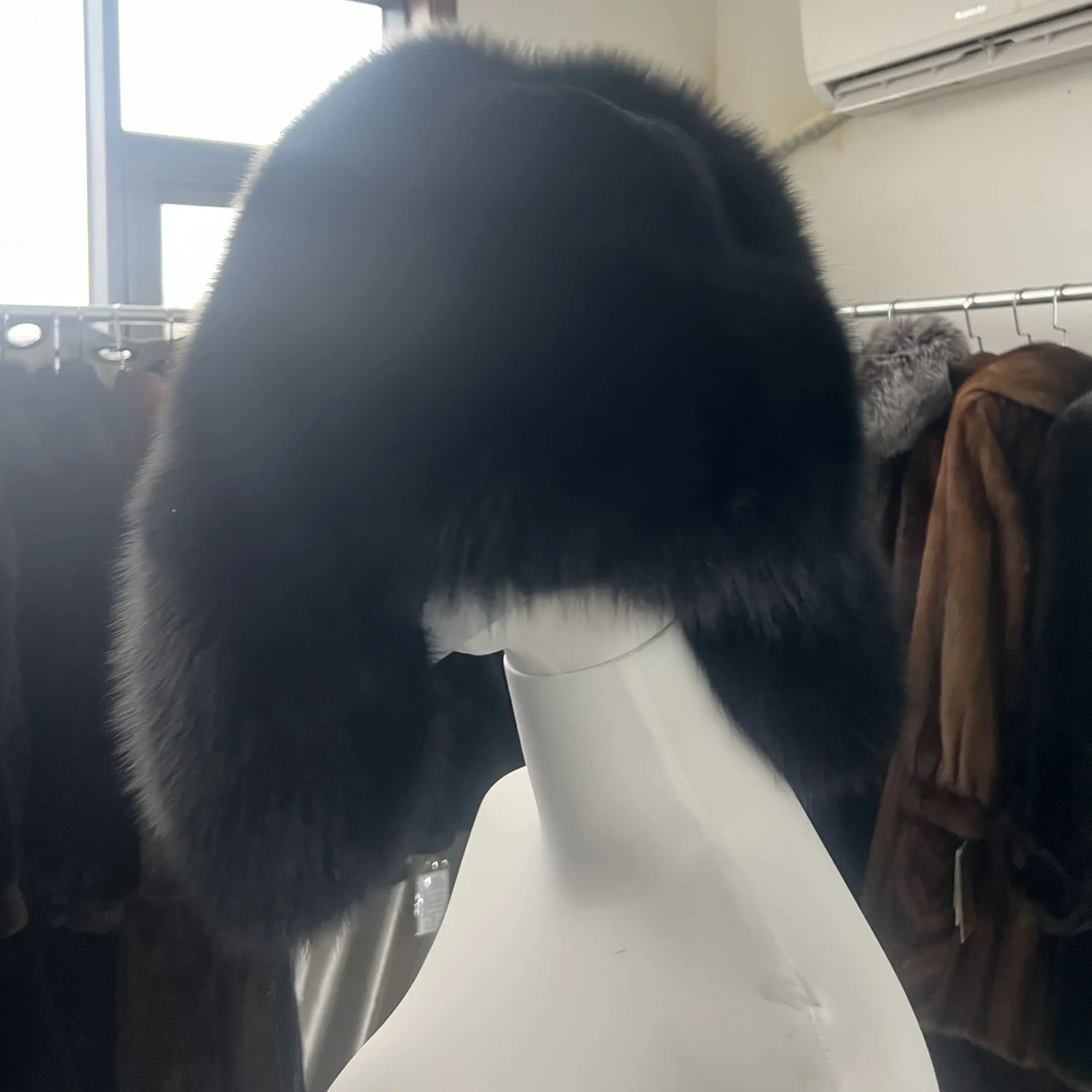 冬季男女同款加厚保暖护耳狐狸毛雷锋帽