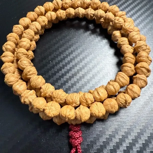 原桩横打粉油皮百香籽108长串8mm