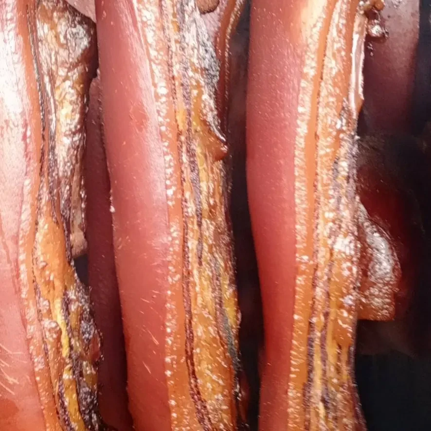 正宗柴火烟熏五花腊肉（肠）广西都安特产农家土猪风味