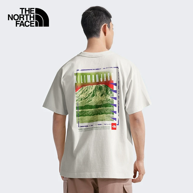 北面男纯棉宽松印花短袖T恤户外舒适透气新款TheNorthFace|8C4M