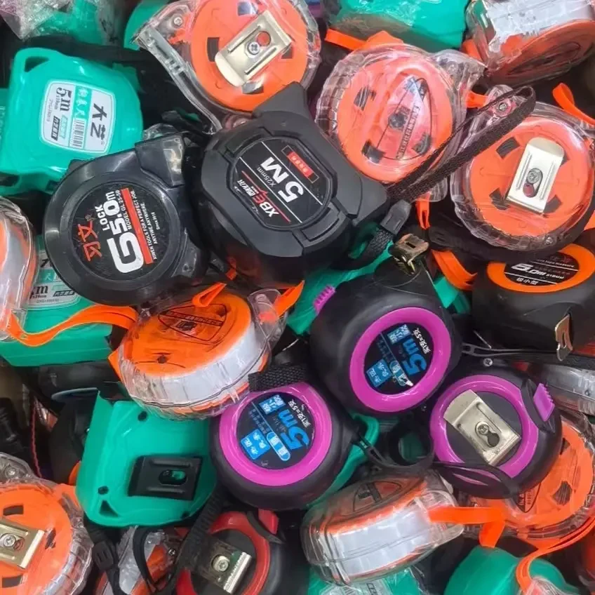 耐用加厚耐磨耐摔高精度自锁5米卷尺多种长度适用于家用工程测量