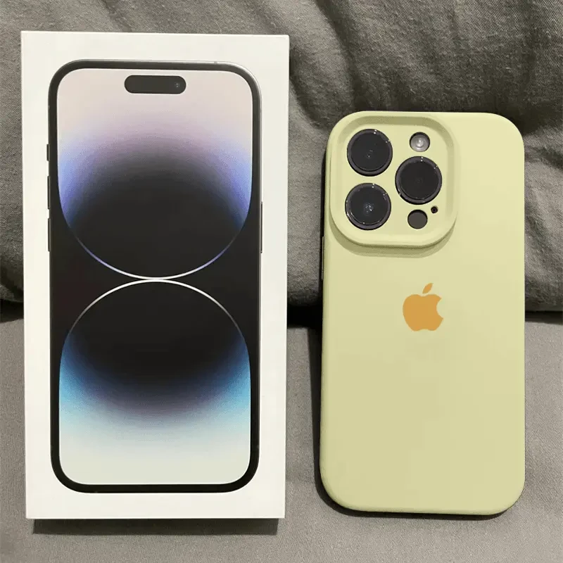 ins向日葵固态硅胶适用iPhone15max手机苹果14P/硅胶手机壳简约