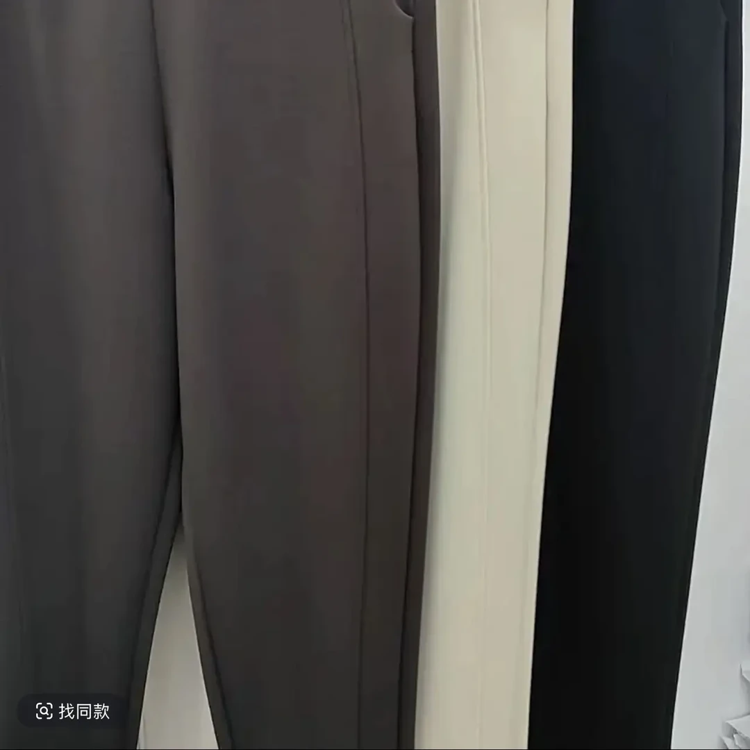 大码高腰显瘦时尚裤女秋冬百搭裤