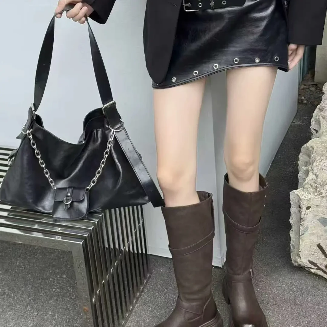 时装靴过膝加绒长筒雪地靴中筒靴时尚女靴女鞋百搭