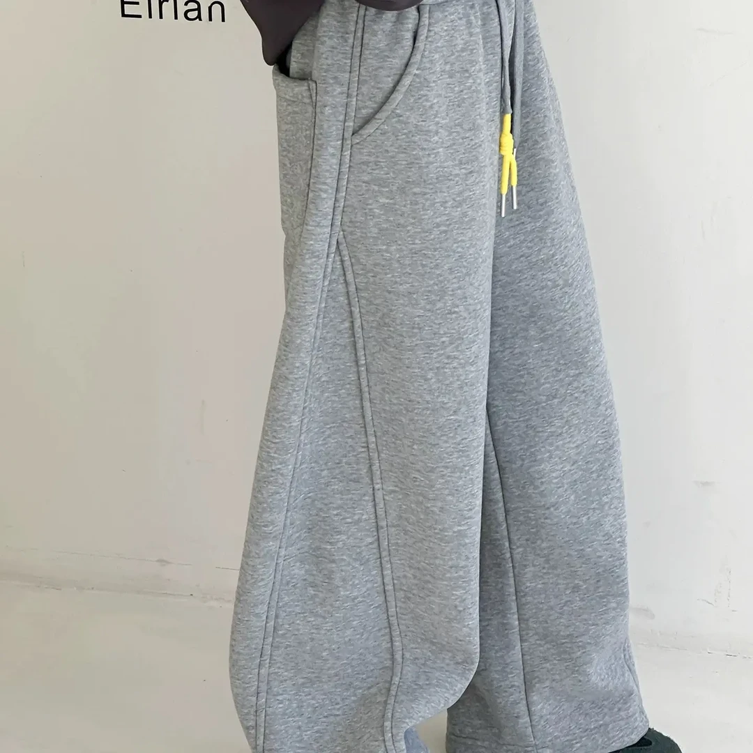 174-沫弛尔女童秋冬湾刀裤卫裤休闲舒适适合女大童2025加绒