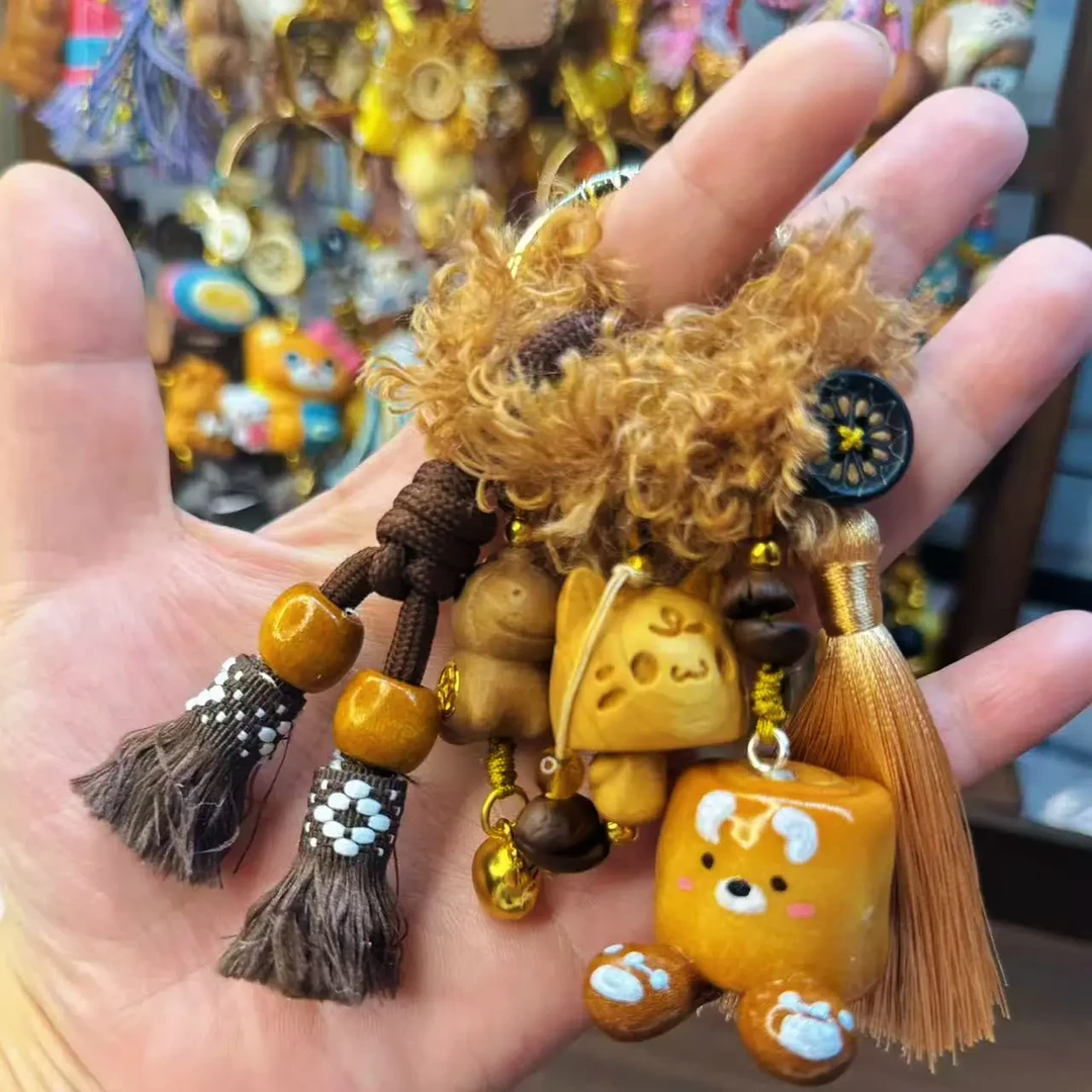 扣子潮玩：《躲猫猫》手工DIY挂饰