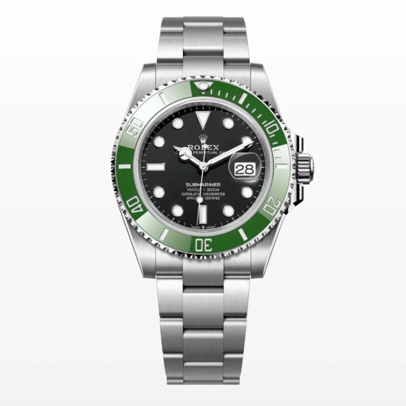 99新 Rolex/劳力士 24年全套四代绿水鬼潜航者 41mm/126610夜光