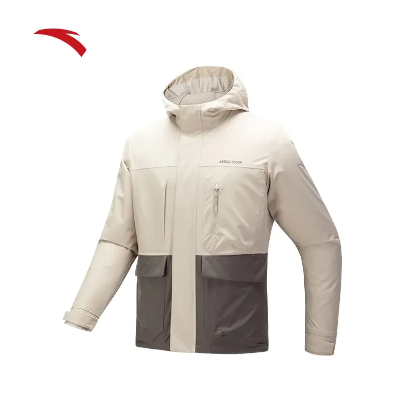 王一博同款 | 安踏防泼水运动外套男冬季户外加绒夹克152516604