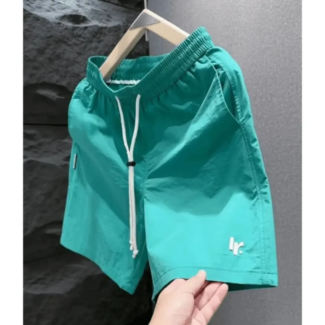 休闲速干薄款爆款五分裤时尚夏季糖果色裤子宽松潮流透气青短裤