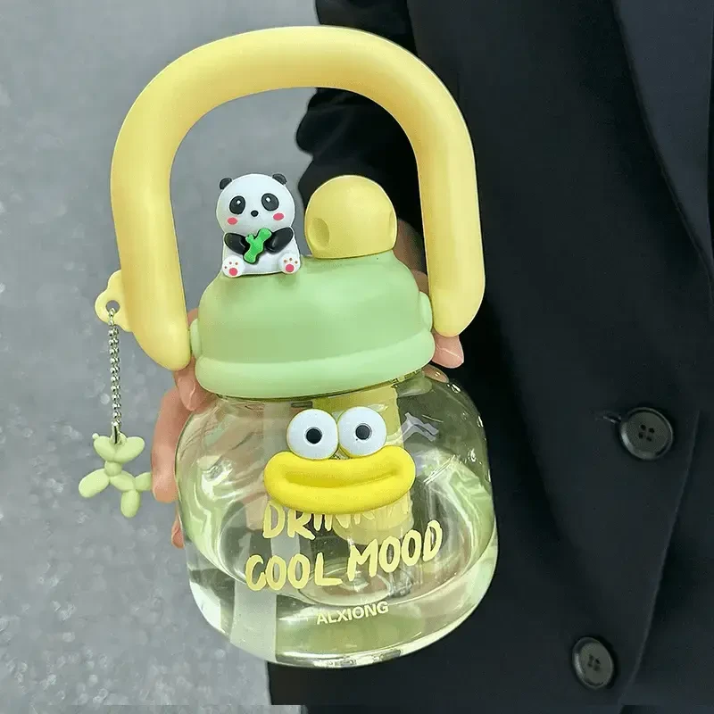 高颜值韩版水杯可爱大容量吨吨桶学生大肚杯便携防摔创意杯子女生