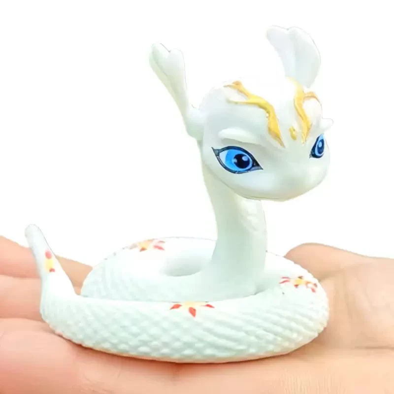 蛇年吉祥物仿真小白蛇传白娘子青蛇玩具假蛇动物汽车摆件包邮