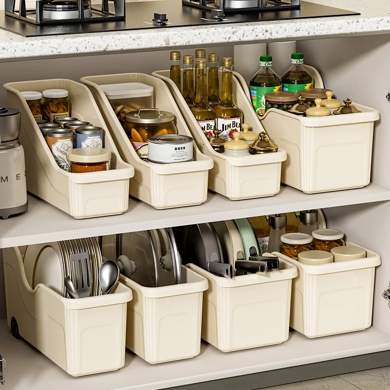 储物盒水槽厨房收纳盒橱柜收纳篮柜子新家入住整理筐家用储物