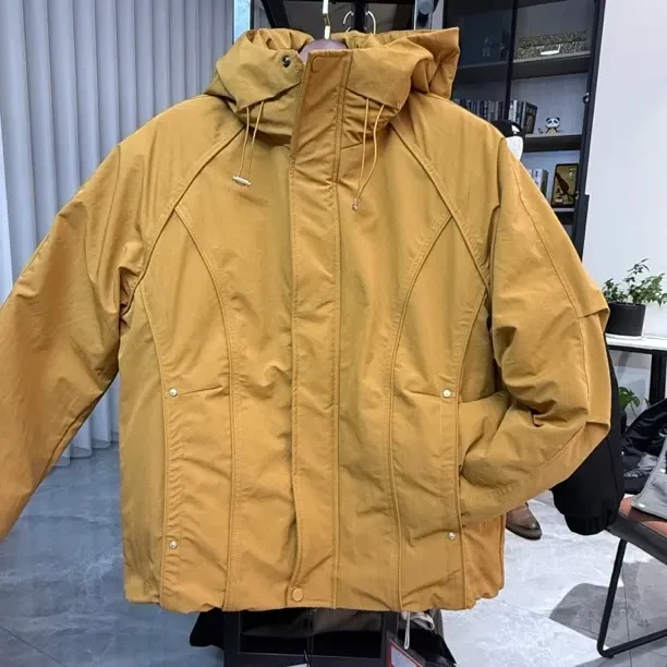 男士连帽保暖棉服#6627