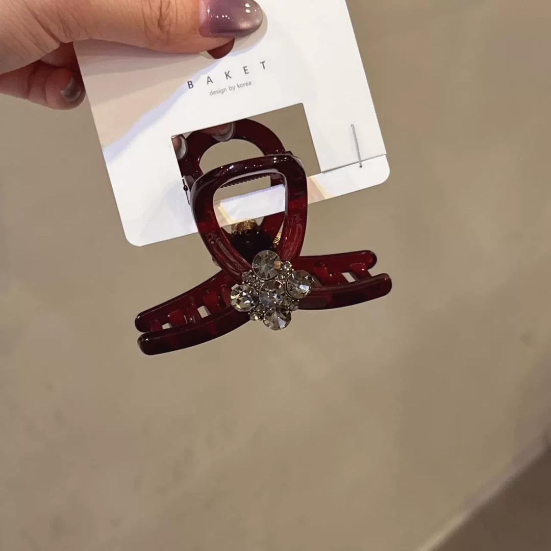 韩国baket发饰气质水钻简约抓夹鲨鱼夹