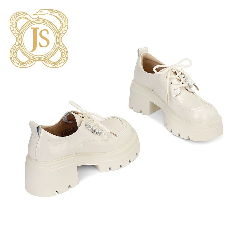 已开价，0961D52512Z日系软妹鞋子jk水钻系带米色高跟2025超火