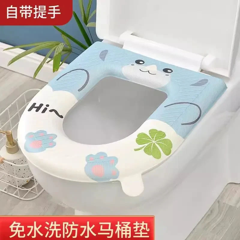 防水加厚马桶垫坐垫四季通用坐便垫冬季保暖马桶坐便圈垫马桶垫子