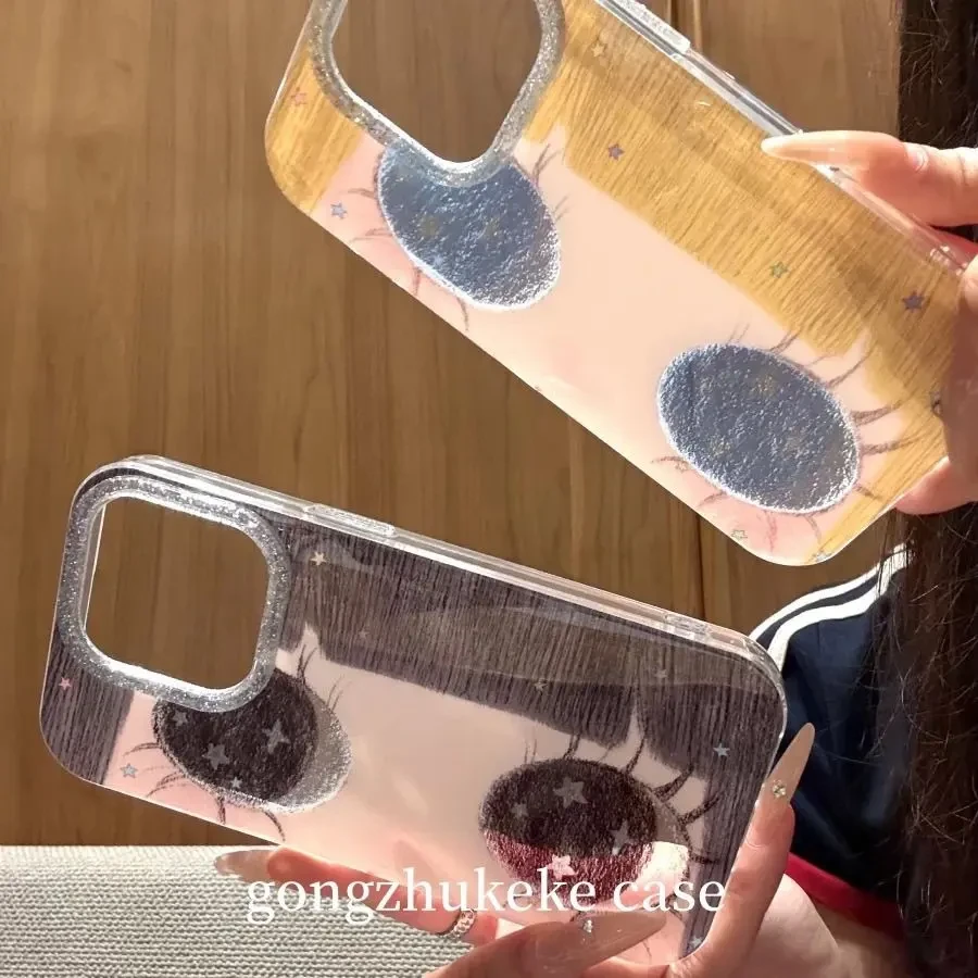 韩系漫画星星眼女孩适用于16/15promax/iPhone14pro手机壳苹果13