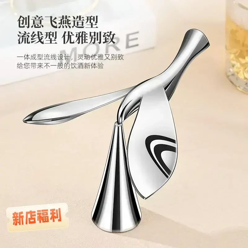 平衡鹰小鸟飞鸟不倒翁悬浮起多用开盖器桌面饰品创意摆件礼物