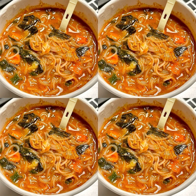 【买6桶送6桶】正宗麻酱米线桶装过桥细米线免煮整箱速食夜宵代餐