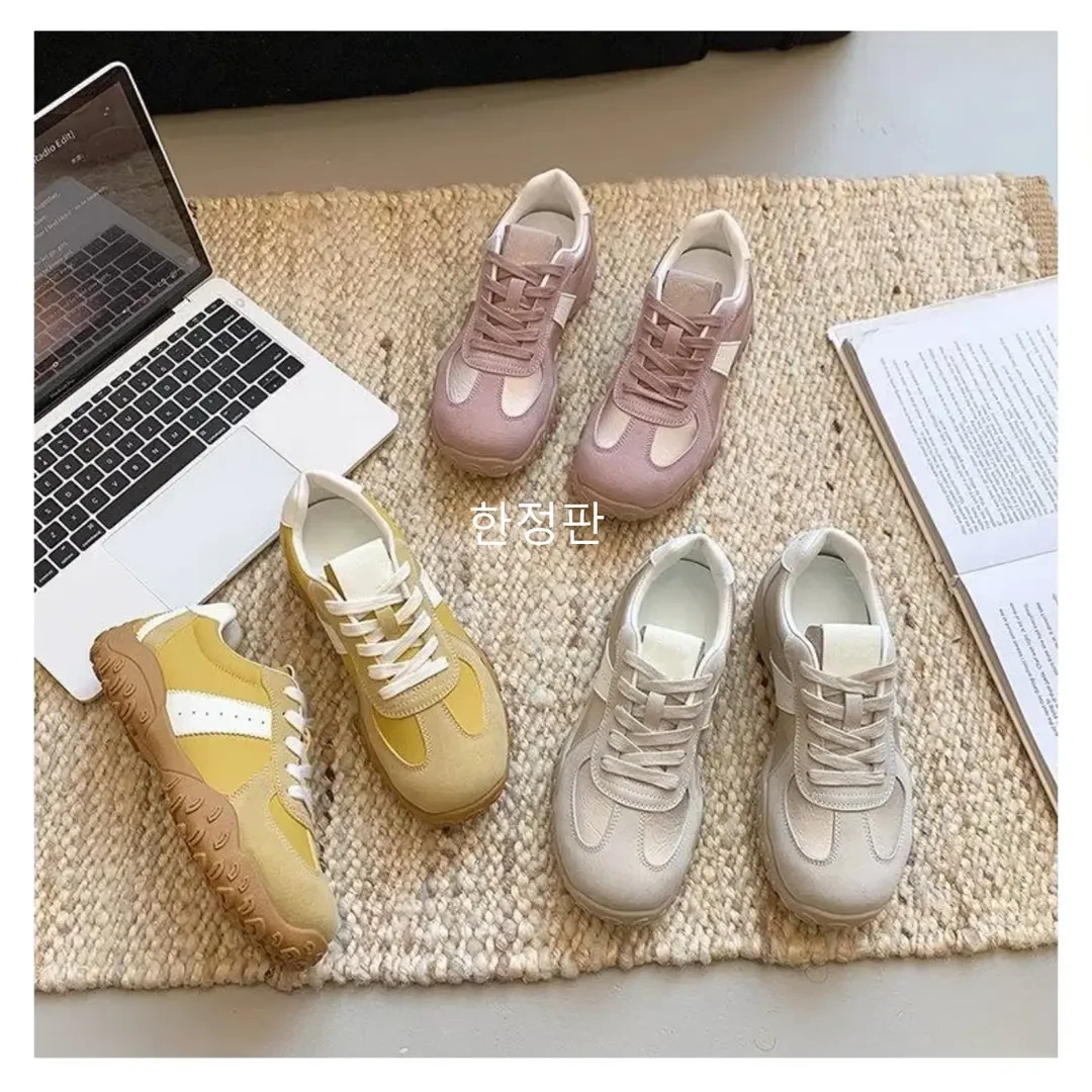 신상품 505-17舒适阿甘鞋2025春新款女真皮德训板鞋软底百搭复古