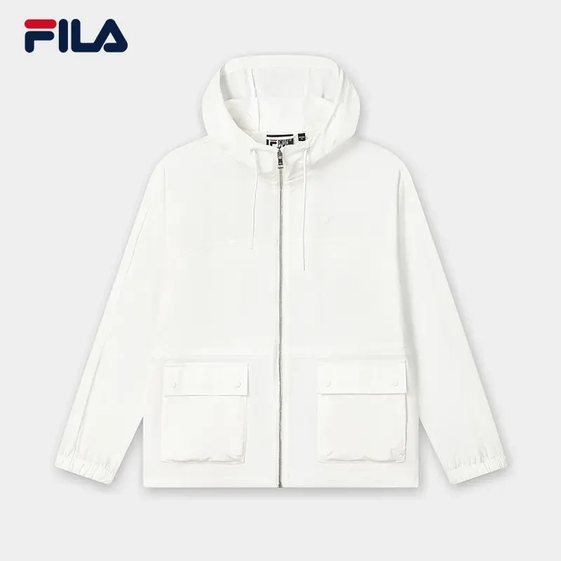 Fila/斐乐夏季新款女士【连帽梭织外套】户外百搭舒适F11W523703F
