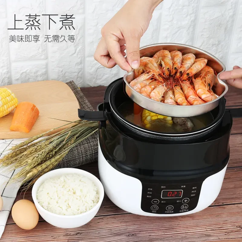 车载车用电饭煲24v货车电饭锅12V小车多功能迷你蒸煮便携煮饭加热