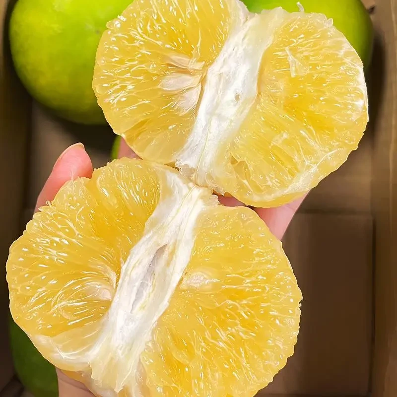 爆汁翡翠柚9斤清甜多汁新鲜甄选青皮葡萄柚超大水果5斤正宗香甜蜜