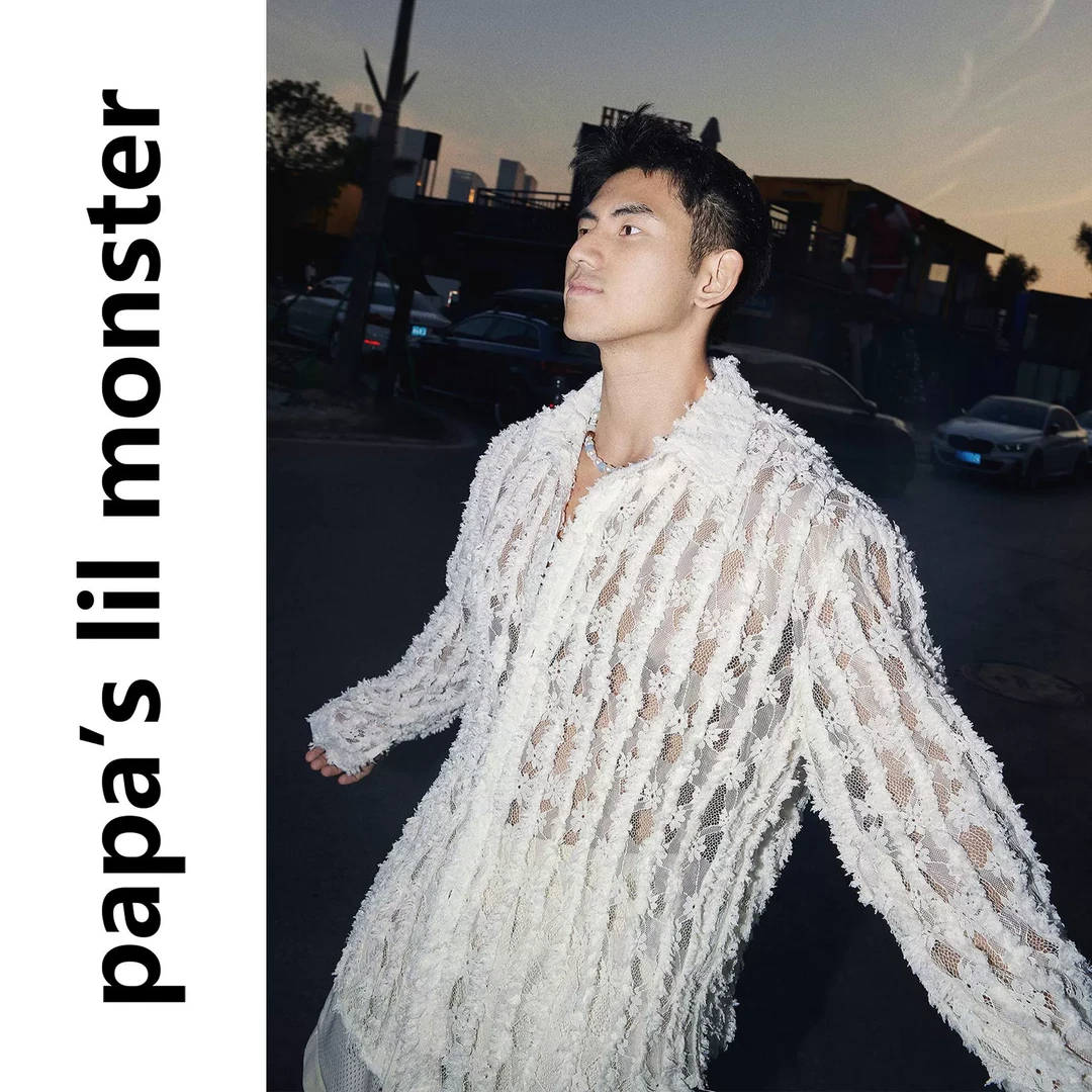 25SS【原创】美式度假风浪漫白花簇锦重工蕾丝春夏衬衫男春游拍摄